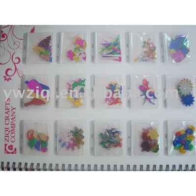 Party used confetti kit, Christmas sequins