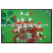 PVC glitter table confetti for Christmas decoration
