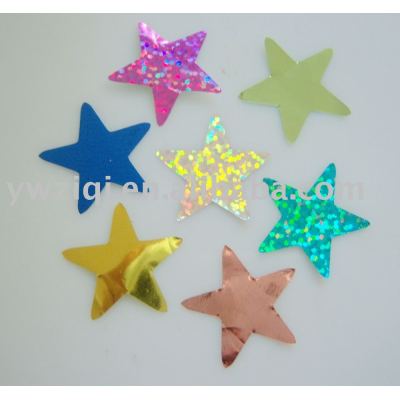 PET star table confetti for Christmas decoration