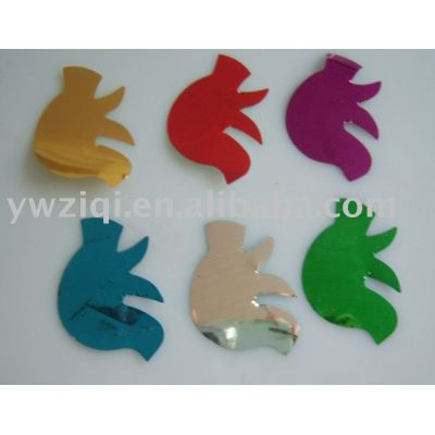 Elephent shape table confetti
