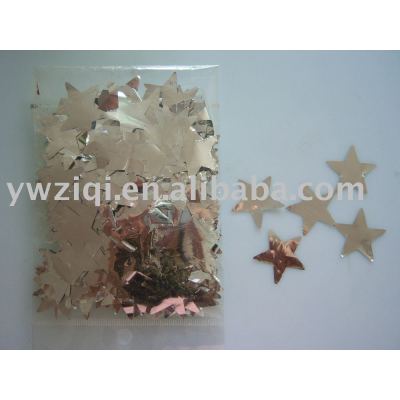 Christmas PVC star table confetti