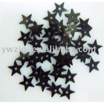 Black star table confetti for Holloween decoration