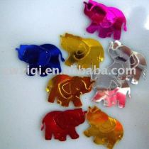 Elephant design PVC paillette for Children's Day decoration