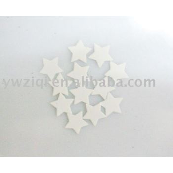 PVC white Star confetti for Holloween arts & carfts