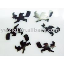 Hallowen decorative witch shape table confetti