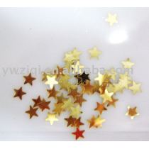 PVC gold star confetti in Children's day