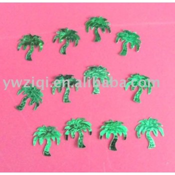 Palm tree Shape glitter paillette for party decoration