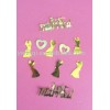 Just Married PVC table confetti for Wedding