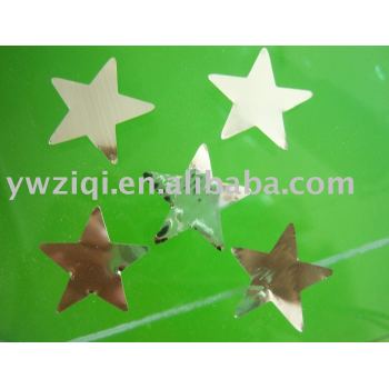 10mm gold color PVC star for wedding table confetti
