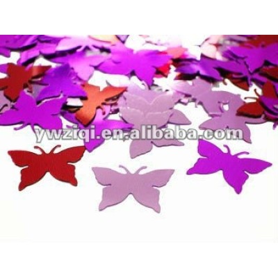 Butterfly shape PVC table confetti flake for wedding decoration