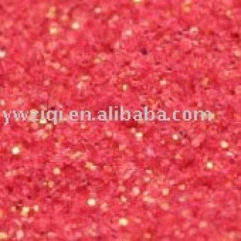 red iridescent glitter powder