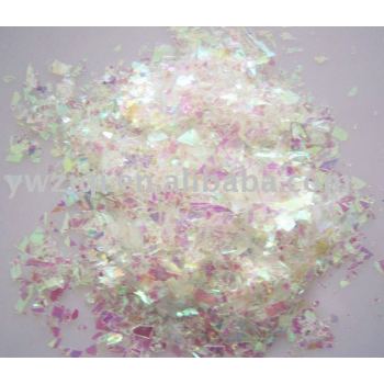 High temperature Rainbow color glitter flake product forgreeting cards