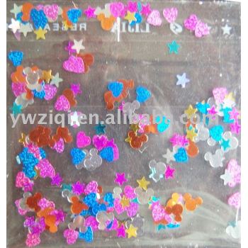 nail art decorative confetti