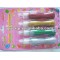 Colorful 3D glitter glue pen for school stationery