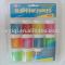 Colorful 3D glitter glue pen for school stationery
