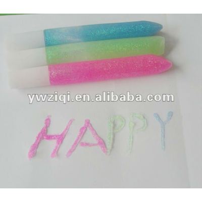 3D rainbow color glitter glue pen for Children Painting