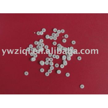 round white color pvc sequins for beautiful shoes