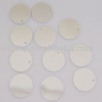 PET round shaped confetti for garment decoration