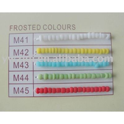 Frosted colors glass seed beads for jewelly