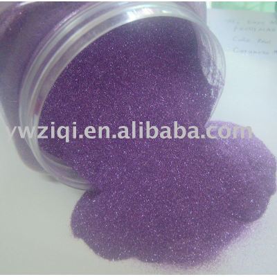 High temperature purple PET emborrsing glitter powder