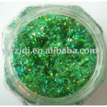 green PET glitter powder