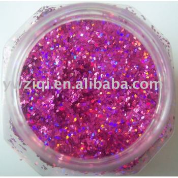 hexagon PET glitter powder for nail art