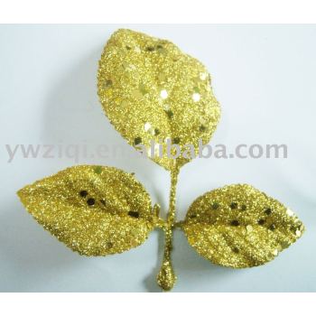 Hexagon gold color glitter powder for glitter crafts