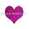 Rose pink color Glitter powder using in greeting cards