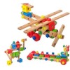 Multifunctional Nut Assemblies Wooden Baby Toy