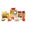 Wooden Pretend Food Groups Toys for Kids