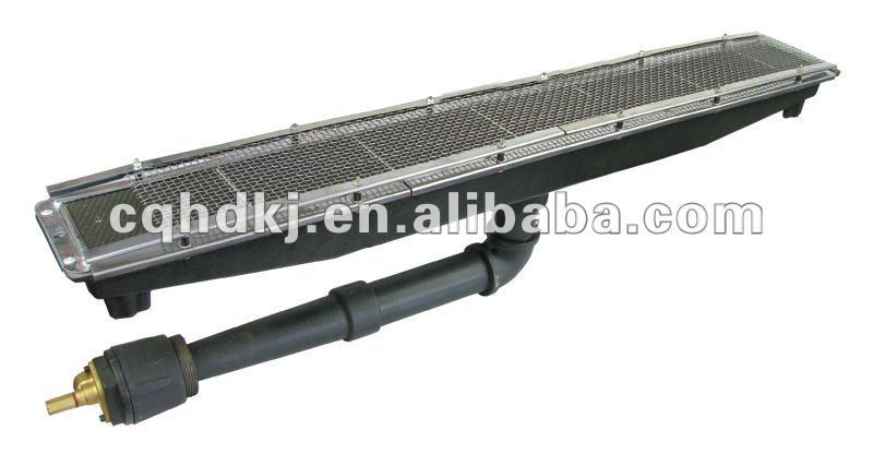 Outdoor gas heater for bbq grill