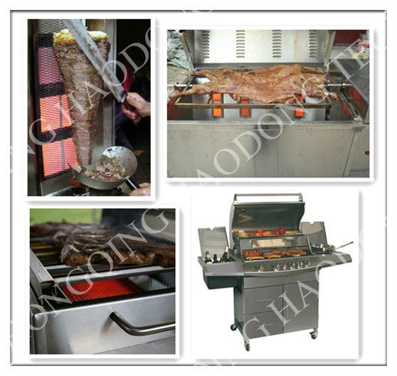 Gas Infrared meat roaster/meat roasting machine (HD668)