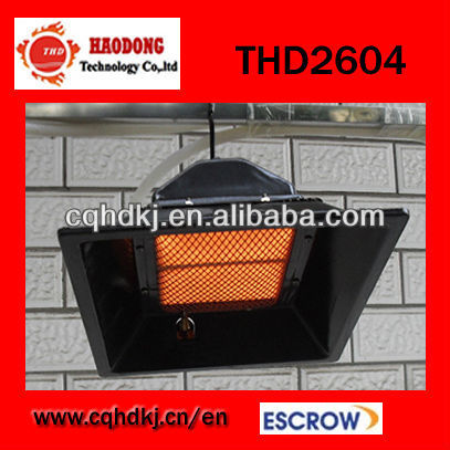 Ceramic gas infrared heater outdoor