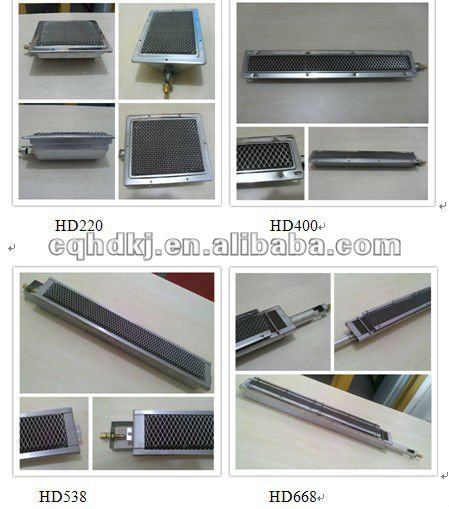 Industrial and bbq series gas fired infrared burners