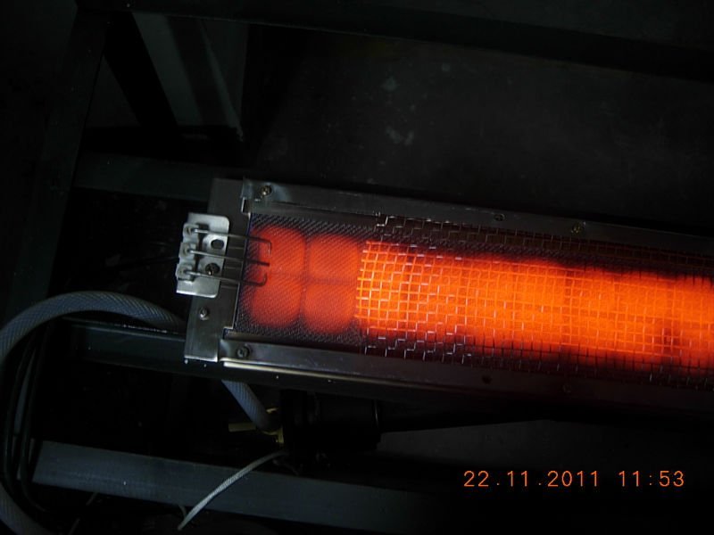 New technology Infrared Metal Fiber burner HD940