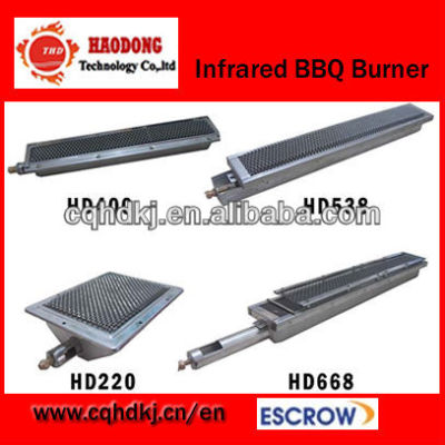 Infrared gas burners for Chicken grill rotisserie oven(HD400)