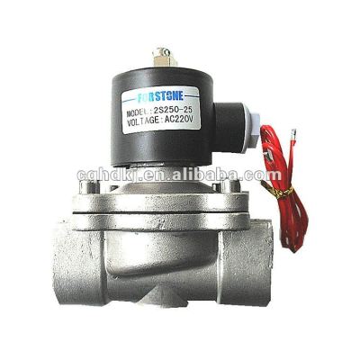 Stainless steel water solenoid valve 2S250-25