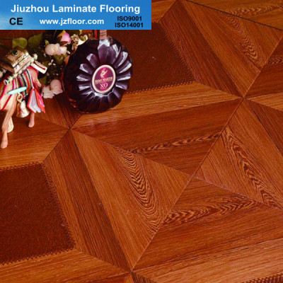 12mm square parquet new design laminate flooring