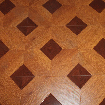12mm CE good quality square parquet laminate flooring