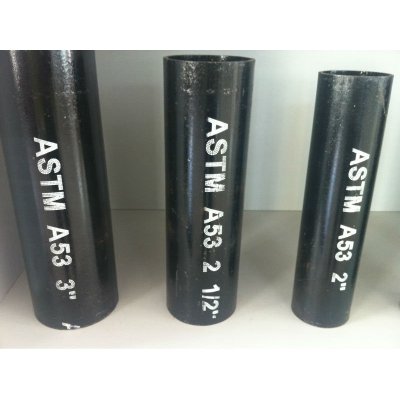ASTM A53 gr a/b erw carbon black steel pipe