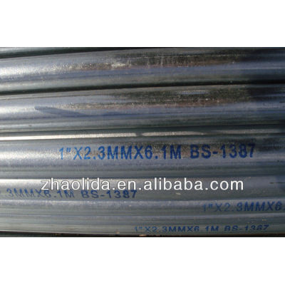 galvanized welded carbon steel pipes