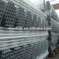 Pre-Galvanized Construction Steel Pipes Sizes