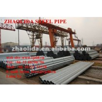2 1/2" pre-galvanized steel tube