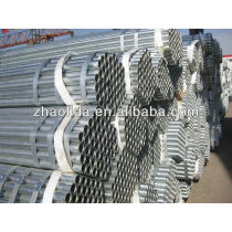 BS1387 galvanized erw steel pipe low pressure liquid use