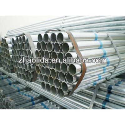 ERW BS1387 hot-dipped galvanized steel pipe