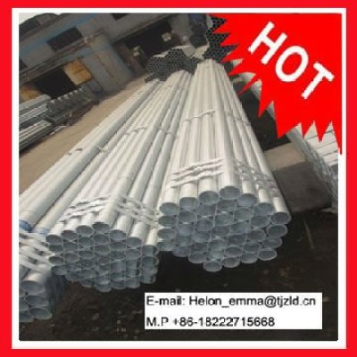 Hot dipped galvanized conduits carbon steel tube zinc coating 275