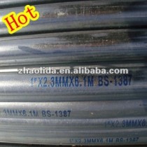 bs1387 hot dipped galvanized pipe for water and building