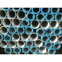 galvanized pipe both ends thread,one end socket one end PVC cap
