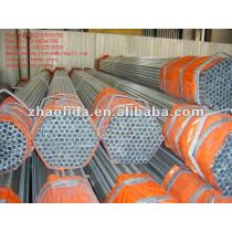erw bs1387 galvanized steel pipe for low pressure liquid delivery