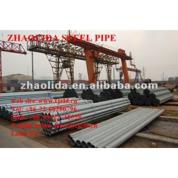 Prime ASTM A53 5" Hot Dipped Galvanized Threaded Steel Pipe